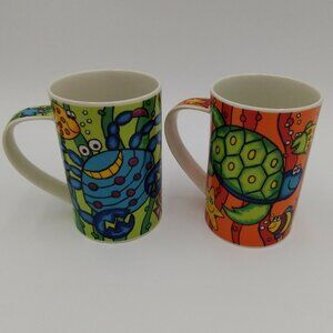 Dunoon Ocean Deep Mugs Designed by Jane Brookshaw